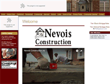 Tablet Screenshot of nevoisconstruction.com